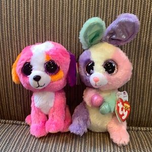 Rainbow beanie boy toy set